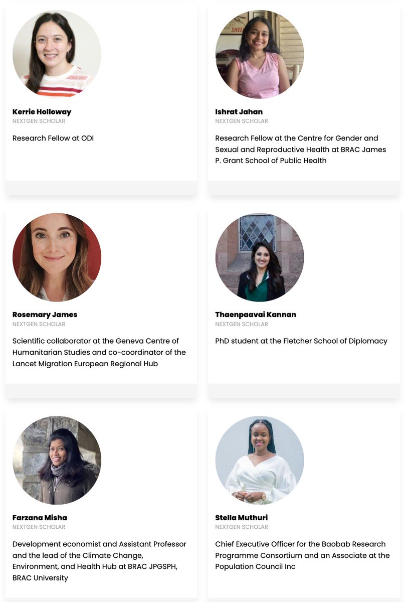 CHH-Lancet Commission (@healthconflcomm) on Twitter photo Meet <a href="/HealthConflComm/">CHH-Lancet Commission</a> #NextGenScholars!🌍
These exceptional, diverse scholars are nominated by a Commissioner. While benefiting from Commissioners' expertise, they’re accomplished professionals bringing depth&nuance to the Commission’s work.
Explore here: healthconflictcommission.org/about-us/ Meet <a href="/HealthConflComm/">CHH-Lancet Commission</a> #NextGenScholars!🌍
These exceptional, diverse scholars are nominated by a Commissioner. While benefiting from Commissioners' expertise, they’re accomplished professionals bringing depth&nuance to the Commission’s work.
Explore here: healthconflictcommission.org/about-us/