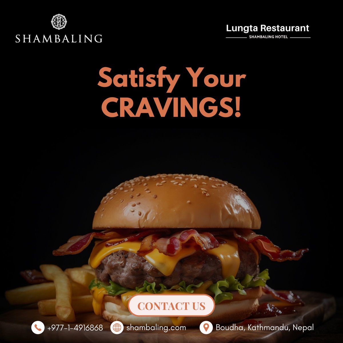 ShambalingHotel's tweet photo. 🍴 𝗖𝗿𝗮𝘃𝗶𝗻𝗴𝘀, 𝗠𝗲𝗲𝘁 𝗣𝗲𝗿𝗳𝗲𝗰𝘁𝗶𝗼𝗻 𝗮𝘁 𝗟𝘂𝗻𝗴𝘁𝗮 𝗥𝗲𝘀𝘁𝗮𝘂𝗿𝗮𝗻𝘁 🍴
Indulge in flavors that delight your senses and satisfy your soul. ✨

#LungtaRestaurant #SatisfyYourCravings #CulinaryDelights #ShambalingHotel https://t.co/KP7AbhG2vG