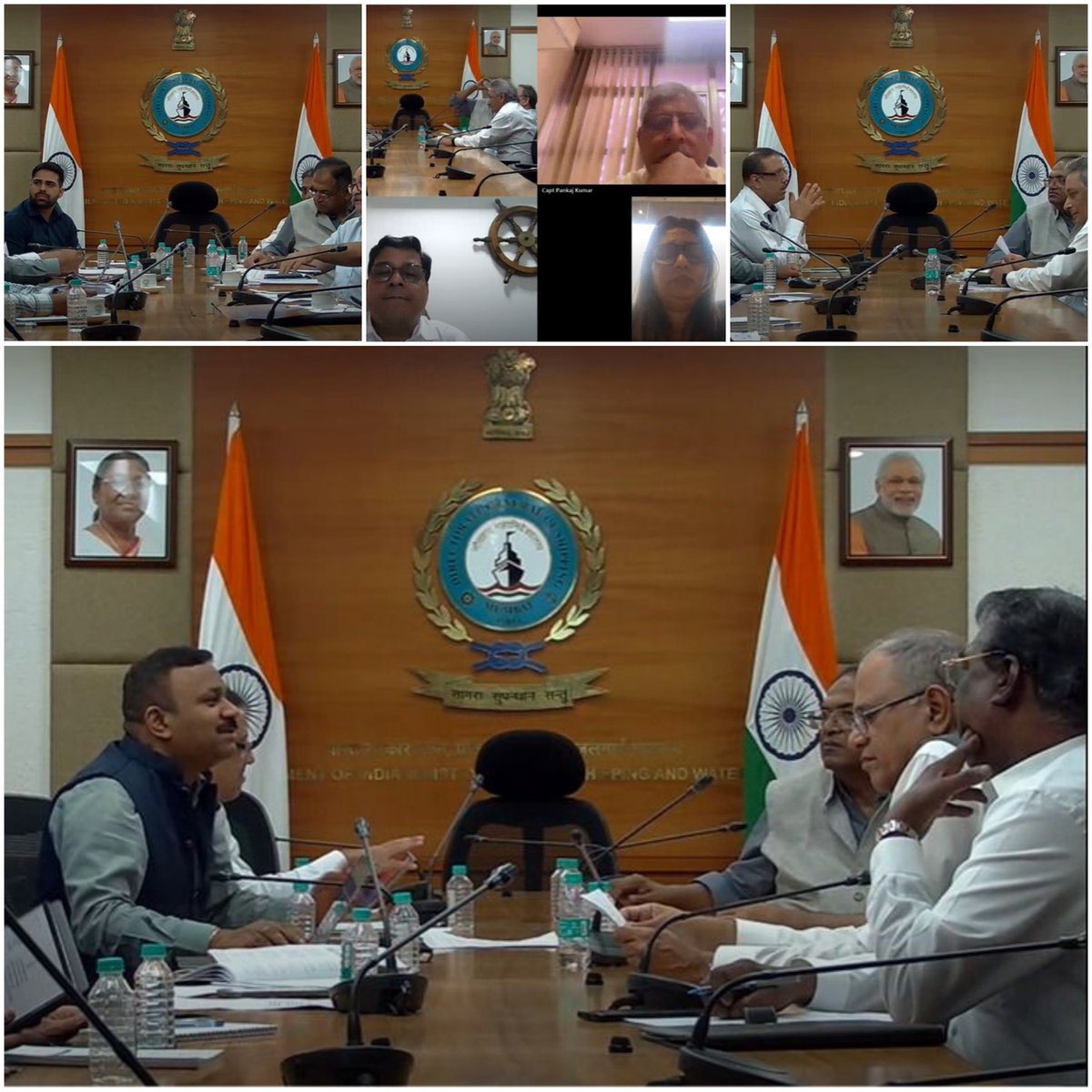 First meeting of the Expert Committee (DGS Crew Circular 28/2024) held in hybrid mode to review MLC provisions, RPS Rules, SEA/CBA frameworks. Focus: empowering Indian seafarers &amp; exploring tech-driven smart contracts for seamless access &amp; minimal fraud risk. #SeafarersFirst