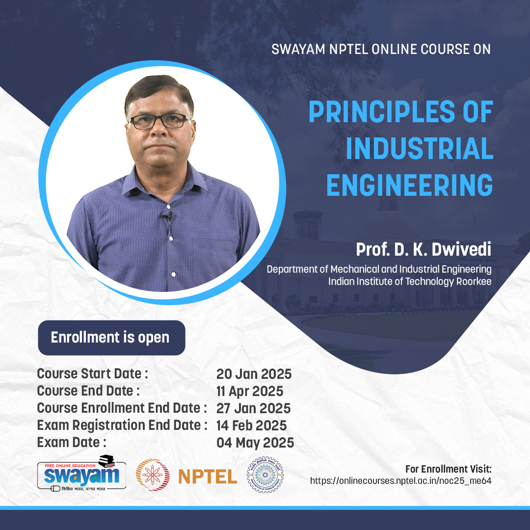 Niwas_roy1's tweet photo. 🚀 Exciting Learning Opportunity in Failure Analysis and Prevention! 🎯
🌟 Exciting Learning Opportunity in Surface Engineering! 🔧✨
🎓Exciting Learning Opportunity in Principles of Industrial Engineering!🌟
@iitroorkee @nptel_official https://t.co/r5MdA12q1t