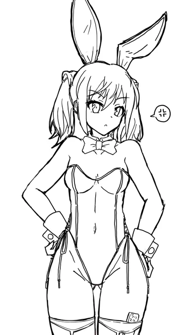 描きかけのバニーが多すぎるバニ 