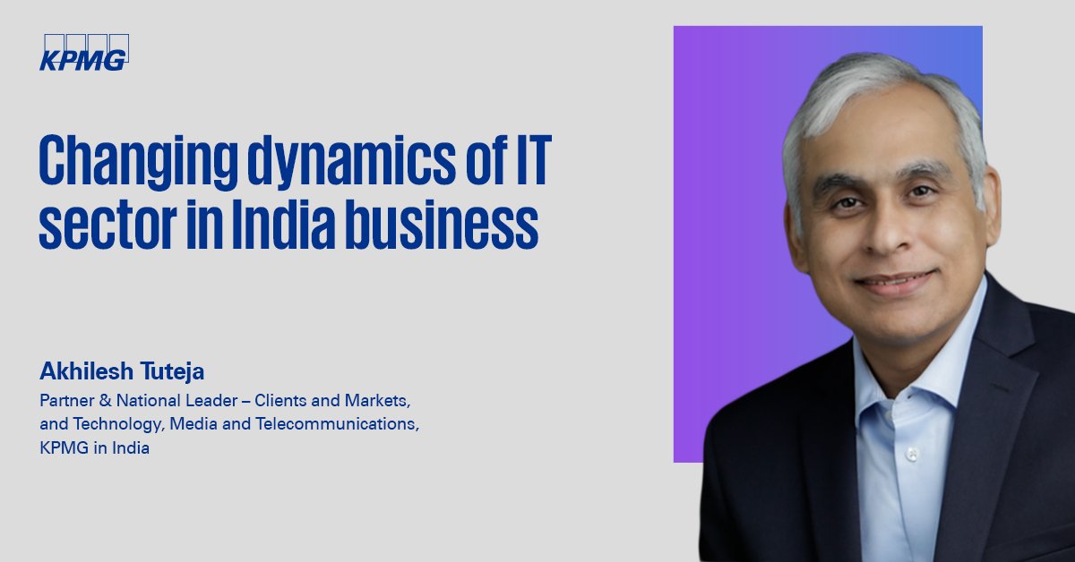 KPMGIndia's tweet photo. There is a lot more transparency in #procurement processes, more flexibility in the operating model when it comes to the government buying #technologyservices, and the speed at which the process is happening is now faster: @AkhileshTuteja, @KPMGIndia. Read more in @FortuneIndia https://t.co/TXTrnTrbaQ