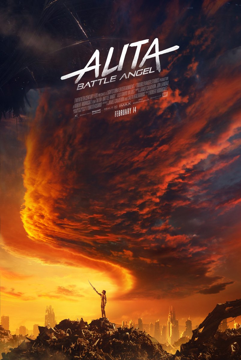 chunlong_fd's tweet photo. The poster created for the movie 《Alita: Battle Angel》 in 2019, Looking forward to the story of the movie’s second installment. https://t.co/w7hjkFexmV