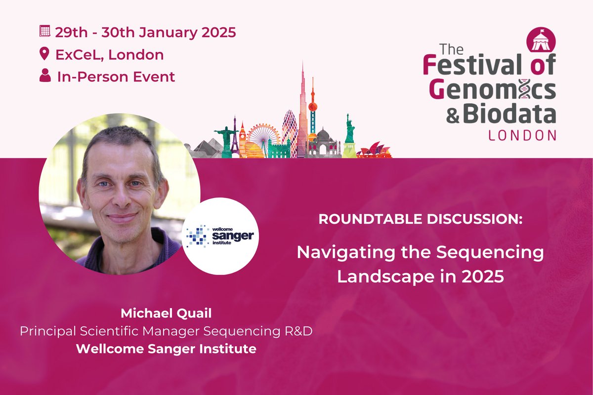 Proud to feature at Festival of Genomics