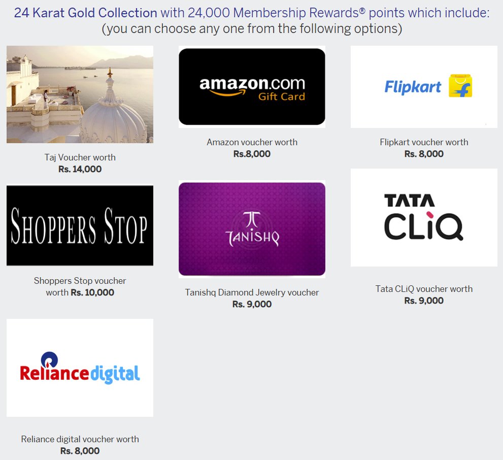 3) Gold Collection Vouchers ✨🎁

If Marriott or airline programs aren’t your thing and you hold an Am...