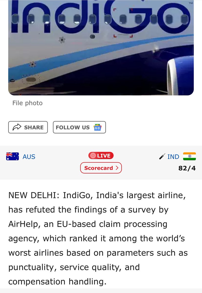 alokrulz's tweet photo. @IndiGo6E I agree 100000% specially compensation handling… they don’t refund !! https://t.co/Gea0ZjI4jY