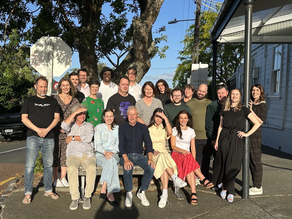 NewsroomNZ's tweet photo. A night off for the Newsroom team. The year-end dinner. Fantastic people, wonderful team, another great year of journalism.
(Nearly) survived until 25. Intending to exist until at least 26. https://t.co/RblIIW6q6i
