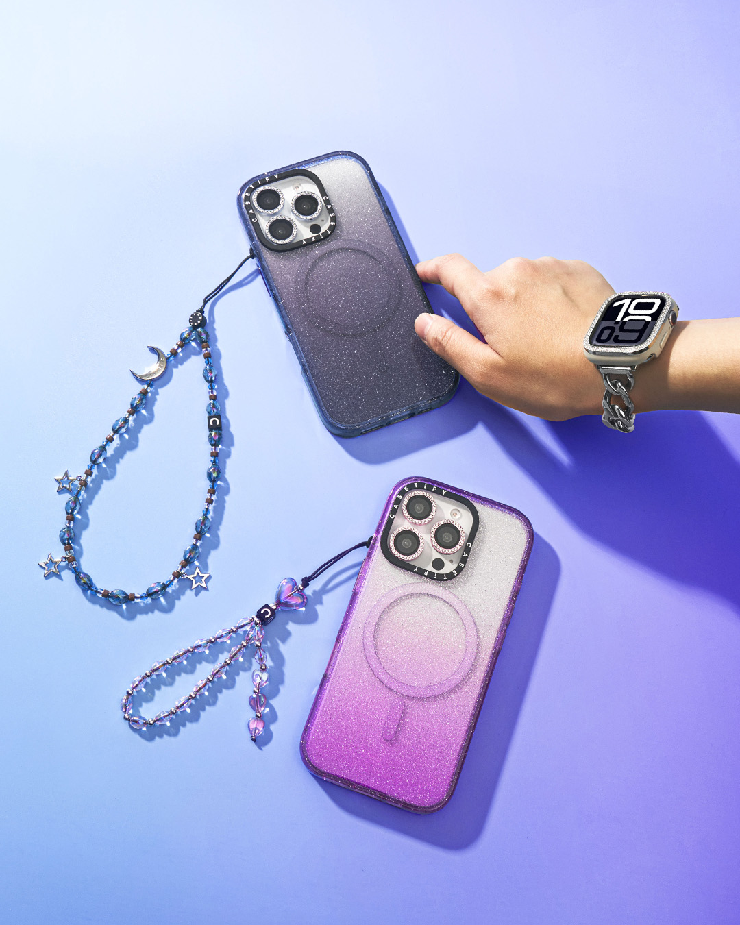 CASETiFYケースティファイ　グラデーションパープル　iPhone16Pro CASETiFYケースティファイ グラデーションパープル iPhone16Pro