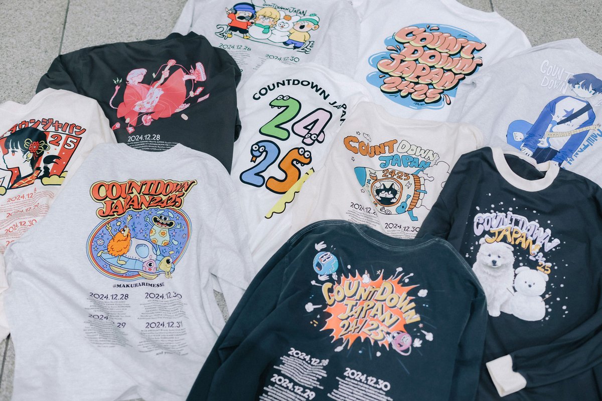 COUNTDOWN JAPAN 24/25】 ˗ˏˋ 🌟オフィシャルグッズをご紹介🌟 ˊˎ