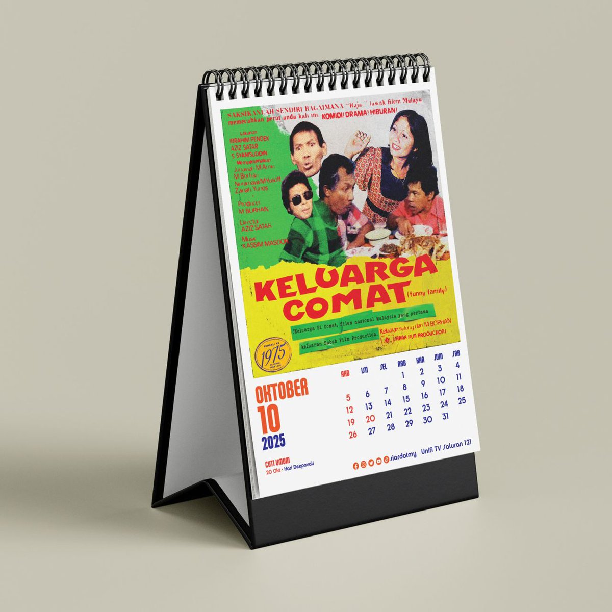 siardotmy's tweet photo. PRA-TEMPAH KALENDAR SIAR 2025 KINI DIBUKA! 📆

Tema: #Kembalike1975
#Kembalike1975 membawa anda menyusuri semula detik-detik bersejarah dan nostalgia yang berlaku di Malaysia pada 50 tahun lalu.

Kualiti premium, stok terhad! Pra tempah sekarang: https://t.co/wnCNz11cXK https://t.co/y9VUji5sJo