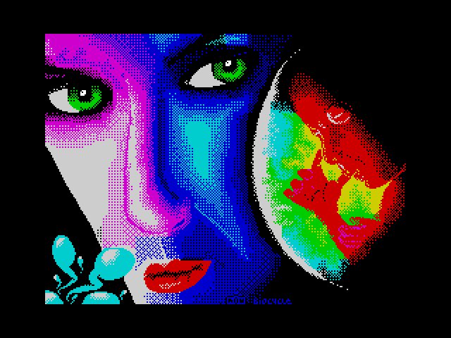 TLtwg's tweet photo. #ZXSpectrum #Art from #r0m
More of r0m’s magic.
Top left- Bob Marley
Top right- Matrix
Bottom left- Biocycle
Bottom right- hellclowns 1, 2 https://t.co/jC2kcU5hGe