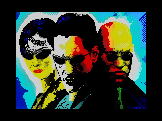 TLtwg's tweet photo. #ZXSpectrum #Art from #r0m
More of r0m’s magic.
Top left- Bob Marley
Top right- Matrix
Bottom left- Biocycle
Bottom right- hellclowns 1, 2 https://t.co/jC2kcU5hGe