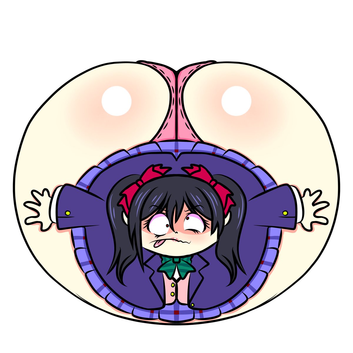 Sleipnir_Eight's tweet photo. ニコちゃんがパンケーキみたいに平らになった。彼女のお尻が今どれだけ大きくなったか大好きです...

#状態変化 #形状変化 #flattening https://t.co/qb70Bg556a
