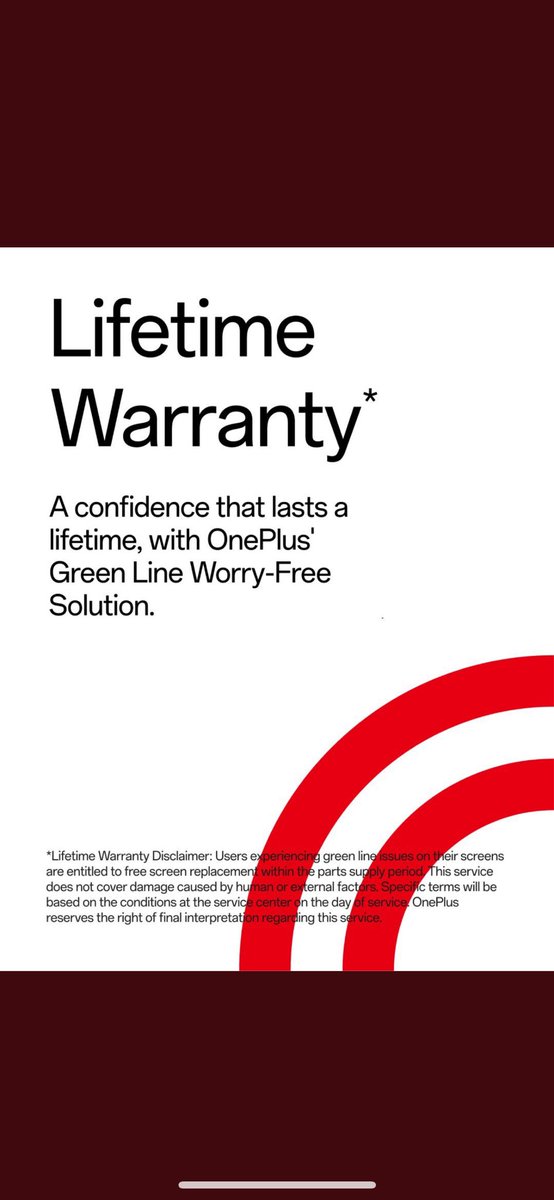 RichieBoss1298's tweet photo. 🚨Great Step OnePlus🚨
Offering life time service for green line issues. This dont cover external damages tho. Welcome back OnePlus🦾🦾🦾
#iPhone16Pro #OnePlue #GreenLine #Android16 #OneUi7 #S25Ultra #AppleIntelligence #AI #Apple #GalaxyAI #OnePlus13 #iOS182 https://t.co/7ZxaXoOGdM