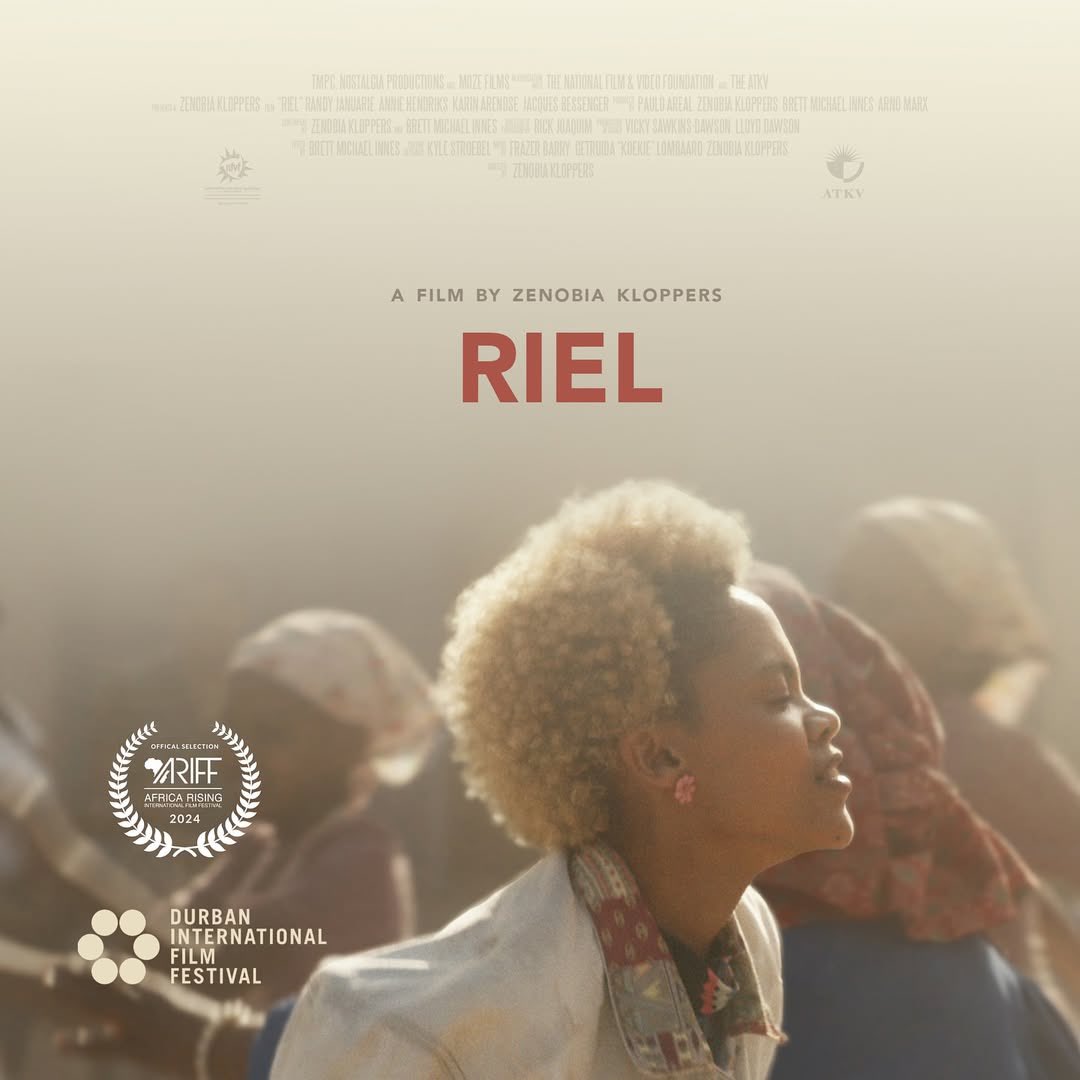 Ariff_festival's tweet photo. ARIFF 2024 | SCREENINGS | RIEL🍿🎞️
Directed by Zenobia Kloppers , RIEL follows an aging Khoekhoe matriarch as she invites her granddaughter to participate in the iconic Riel dance.
🎞️7th December 2024
🎞️Atlas Studios
🎞️10:00am
TICKETS LINK IN BIO 🔗
#ARIFF
#Film4Change https://t.co/MCkpCxFl6T