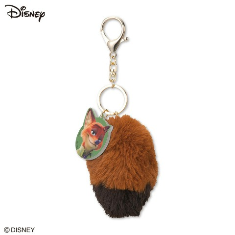 アクリルチャームはファータイプでしっぽ型！ 映画『ズートピア』より