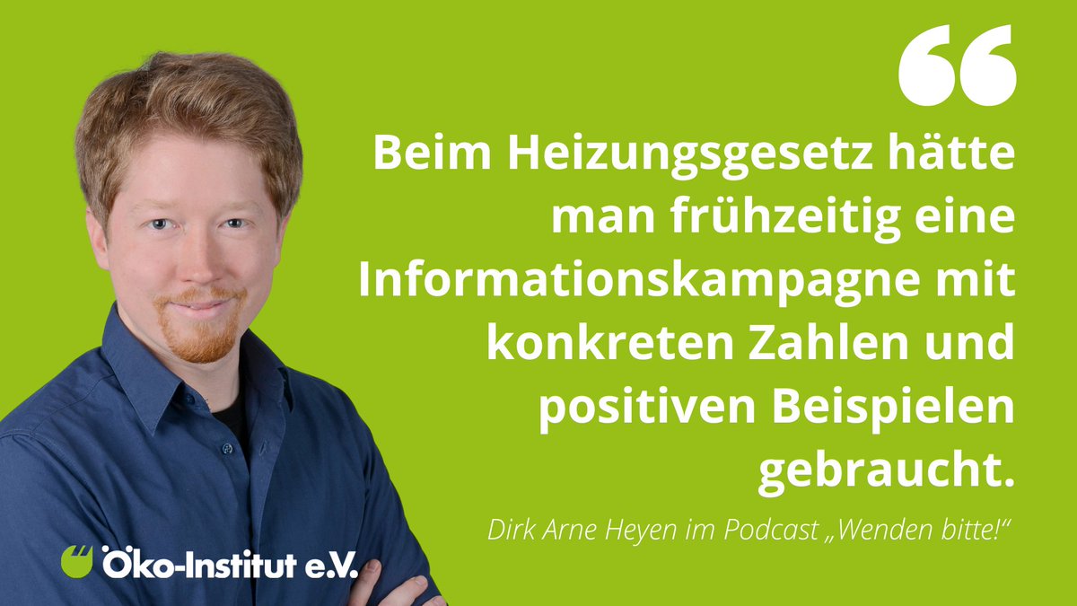 Im #Podcast #Wendenbitte erklärt Dirk Arne Heyen, warum es so viel Widerstand gegen das #Heizungsgesetz gab und was man hätte besser machen können: open.spotify.com/episode/6nKo3Z… #Spotify, podcasts.apple.com/de/podcast/wie… #ApplePodcasts &amp; Ihrem Lieblingsmedium