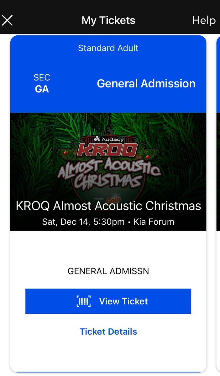 thinkingabtyuri's tweet photo. SELLING 2 DEC 14th KROQ ALMOST ACOUSTIC CHRISTMAS GA FLOOR TICKETS 
🎫 
$250 OR BEST OFFER

#KROQAlmostAcousticChristmas
#RoyelOtis
#JimmyEatWorld
#TheSmashingPumpkins
#BECK #311 #SUBLIME #FranzFerdinand #AWOLNATION #Tickets #Selling https://t.co/zdjzhB3LSD