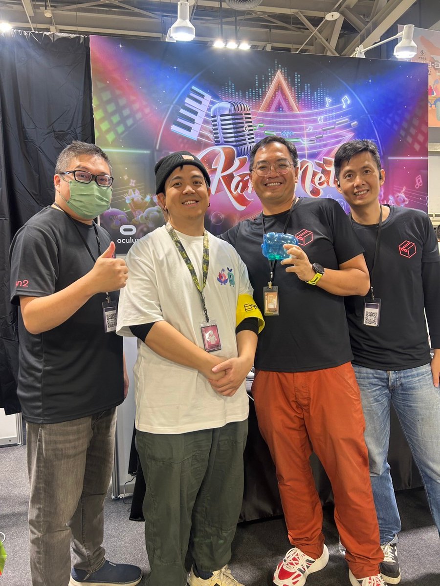 PuffitGO_XR's tweet photo. 感謝大家的熱情參與
G-EIGHT 遊戲展完美落幕啦~~

期間大家給予的建議及指教，我們會好好的琢磨調整
期待未來能帶給大家更好的體驗

KaraMeta 我們下次再見 !

#G-EIGHT #KaraMeta #VR #KTV https://t.co/VXvJhexzam