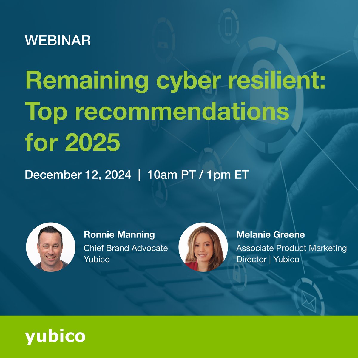 ezcoolAKS's tweet photo. Looking for some inspiration for 2025, join us for our upcoming webinar where we'll explore key cyber trends, strategies, and insights to help you stay ahead of the curve in 2025.

📅 Thursday, December 12th
🕒 10 am PT / 1 pm ET
🔗 https://t.co/FSCWNcxt9P https://t.co/elqYNbL0Gi
