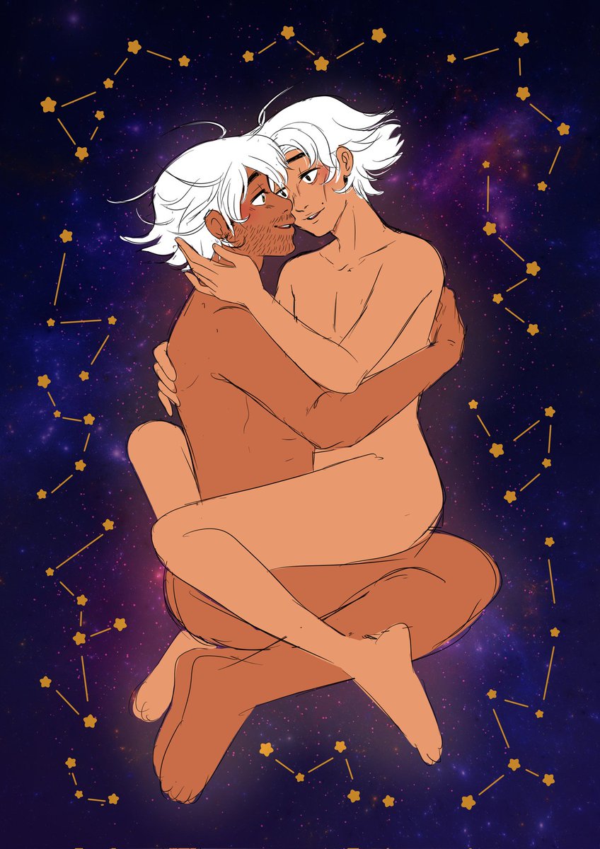 Willow_San's tweet photo. They love each other in space 🥹❤️
#jayvik #WIP #nsfw i guess? https://t.co/B9adBKpmG0