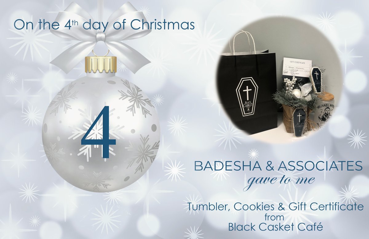 MyNotaries's tweet photo. Congratulations h_kahlon98 is the winner of Day 4 of our 12 Days of Christmas! 🤩🎄🎁 Thank you @blackcasketcafe!
#Congratulations #randomwinner #Winner #HolidaysAreComing #HolidaysAreComing #ShopLocal #Abbotsford #12DaysofChristmas #localbusiness #mynotaries #blackcasketcafe https://t.co/imgaSCFZqC