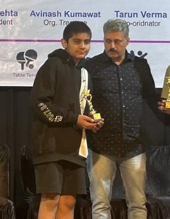 DPSJOD's tweet photo. Manan Bohra of class VII competed in the State Level Championship and secured third position in under - 13 doubles. The event was organised by Rajasthan Table Tennis Organisation at Vaikunta Sports Academy in Udaipur.
#statelevelchampionsip #rajasthanTT
@Interstar_AE https://t.co/kzCqcABDJA
