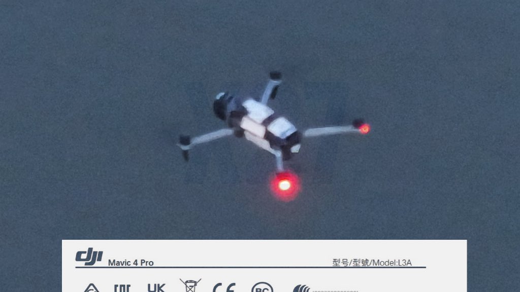 JasperEllens's tweet image. While I see the #DJIFLIP getting ready to enter stores. The #Mavic4 leaks are starting to get shape behind the great wall of China. The M4, covered in development stickers, has been seen flying. The all new #spherical camera in front  gives away its indeed the new Mavic 4. Cheers