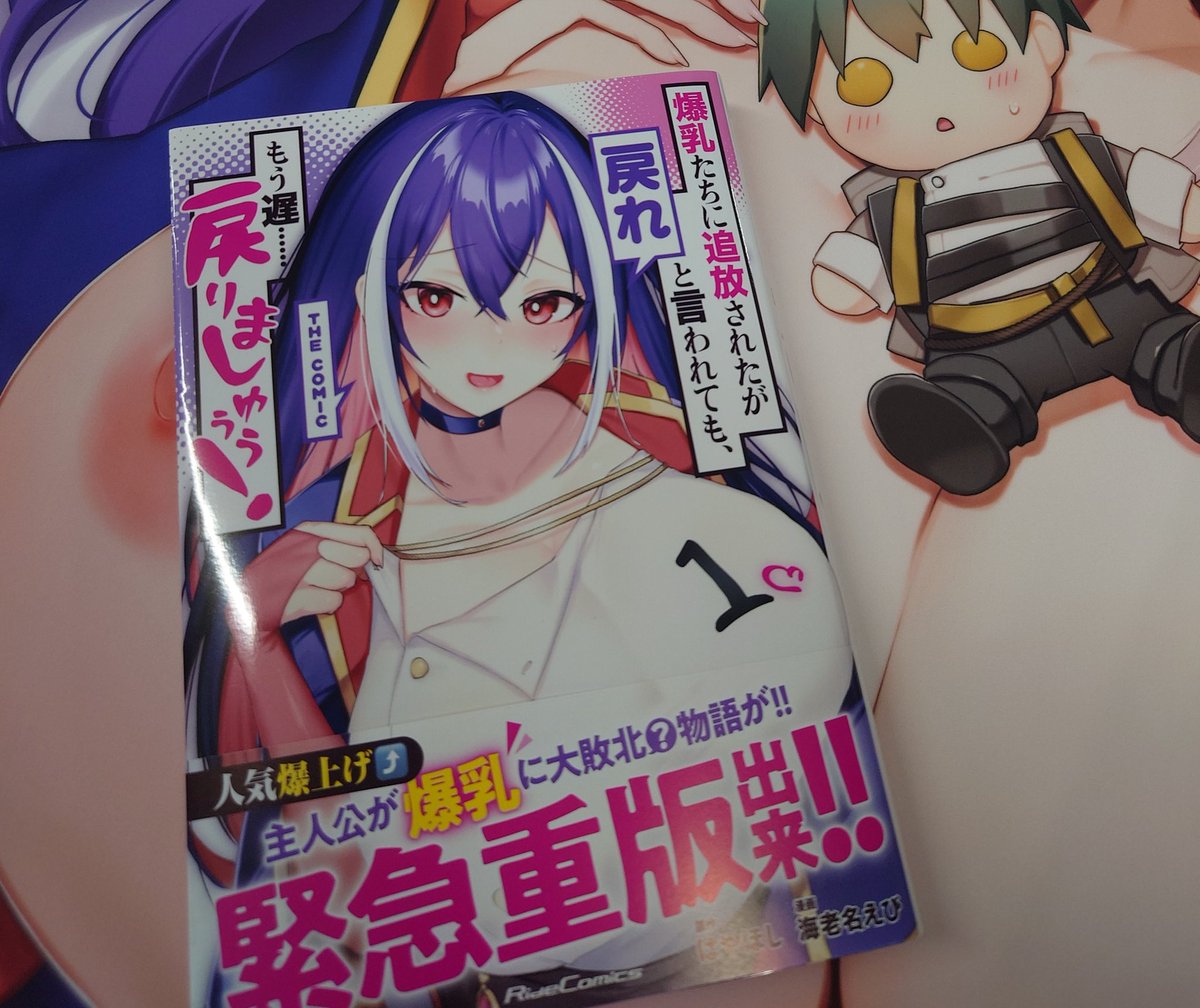 でっかぁ♡♡♡♡
#爆乳もどりましゅううう メロンブックス専売
抱き枕カバーの受注生産が始まってます!
横になって寝た時幸せすぎて、
待ちきれないです♡♡♡

▼URL
https://t.co/9Gi5jMWBWR 