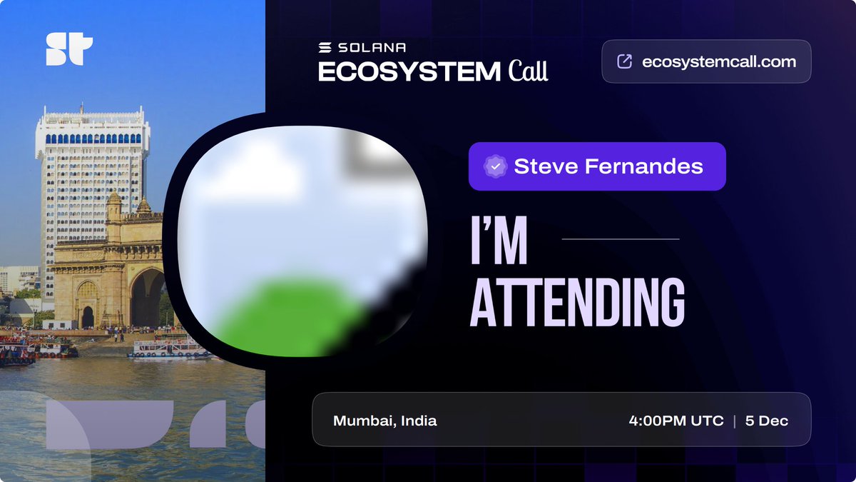 aspireve's tweet photo. Heyy Hi!!
I would be attending this Solana Ecosystem Call
Btw, I don't look like a broken image link https://t.co/x3L8fR9pUV