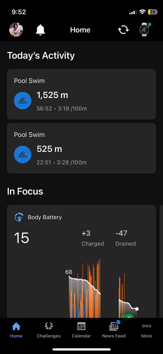 Literally dragging my sprained foot through this. Proud of me! 💪🏼🏆🏅