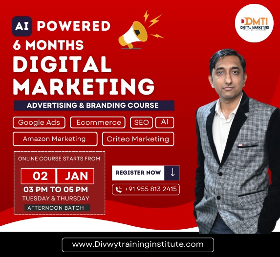 DivwyDMTraining's tweet photo. 🌟 Ready to become a Digital Marketing expert? 💡

🔗 https://t.co/0pQsVqD58P

#DigitalMarketingCourse #AIpoweredLearning #AhmedabadTraining #GoogleAds #SEO #Ecommerce #CareerGrowth #OnlineLearning #MarketingWithAI #DivwyTrainingInstitute #RegisterNow https://t.co/1WA1O74Gej