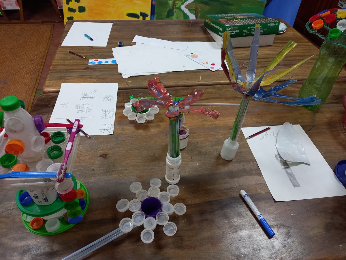 ISU_PYP's tweet photo. Future Forest Project, connecting #ISUGrade4 with a team of women who help keep plastic off the streets of Kampala. Great to see children &amp; adults working hard together to create beautiful forest-inspired plants &amp; creatures #ISUConnects #ISUContributes #IBPYP #PYPAction https://t.co/d5QpnmOyvr