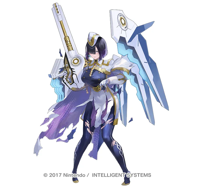 12/6「ファイアーエムブレム ヒーローズ」第9部の敵ボスとして登場する「夕影の神 ヘズ」のデザインとイラストこちらも担当いたしました。盲目の神ではなく目隠れの神です。姉とは正反対で人見知りです。隠しきれないボディお解り頂けるでしょうか?#FEヒーローズ #FEHeroes #FEH 