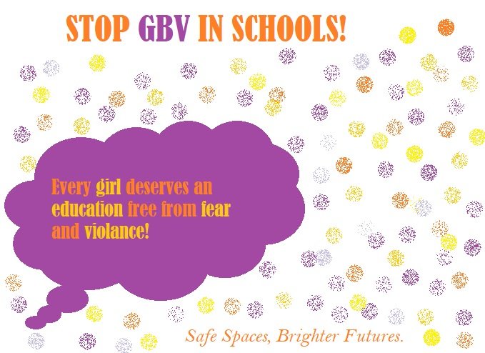 1 in 3 girls experience sexual violence before age 18.
71% of students report experiencing verbal or physical abuse in school
Girls are 3x more likely to miss school due to safety concerns

Join us in the fight against gender-based violence in schools! Together, we can!