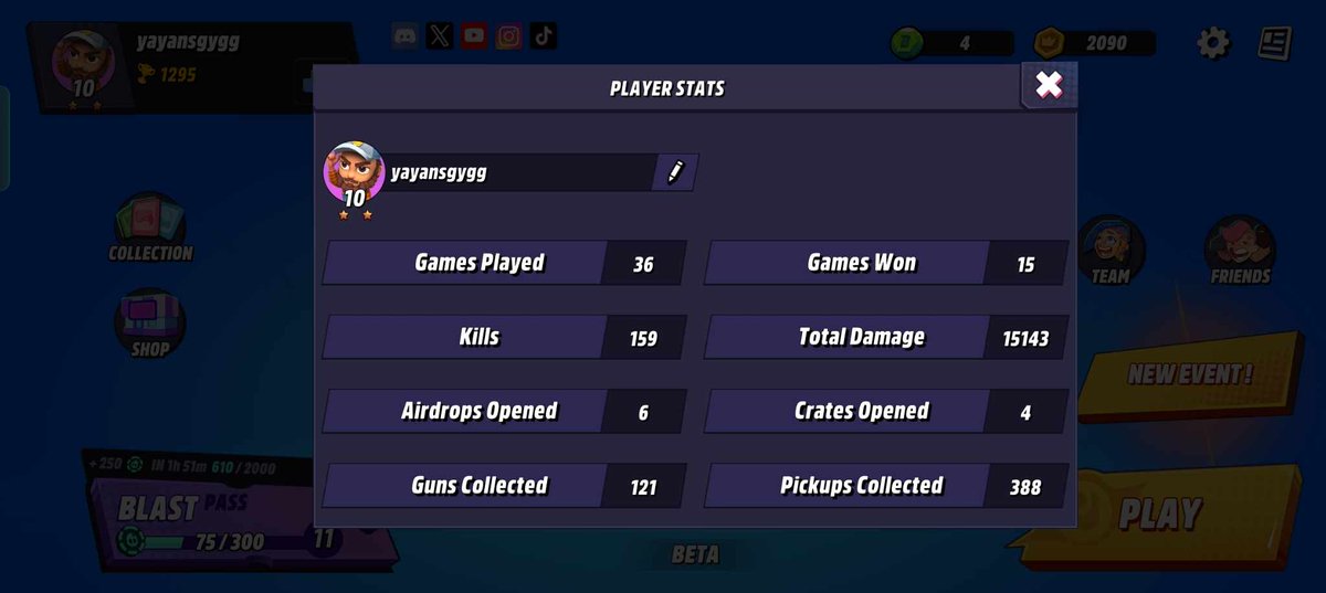yayanteng27's tweet photo. Yay!!! I just completed the YGG GAP S8 Blast Slayer #YGGxBlastRoyale #YGGGAPS8 @YieldGuild @blastroyale https://t.co/ya82RA9IAe