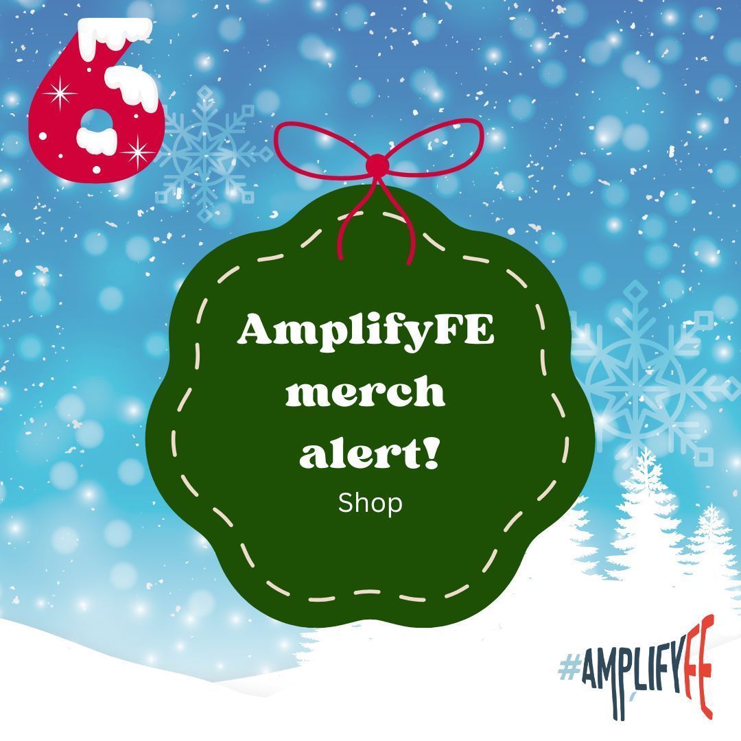 It's day 6 of #25DaysofAmplifyFE and today our focus is on merch! Did you know that you can purchase #AmplifyFE T-shirts, bags, cushions and stickers from the Spreadshop store 

buff.ly/49jJfIy