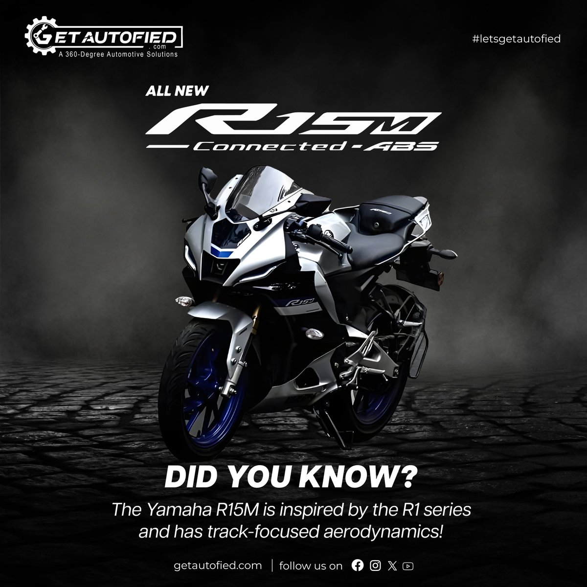 getautofied's tweet photo. Did you know the Yamaha R15M draws its inspiration from the legendary R1 series? With track-focused aerodynamics, this bike offers an exhilarating riding experience like no other. 

#YamahaR15M #yamaha #R1series #motorcyclelife #automobile #letsgetautofied #getautofied https://t.co/0Yb9UIj5d5