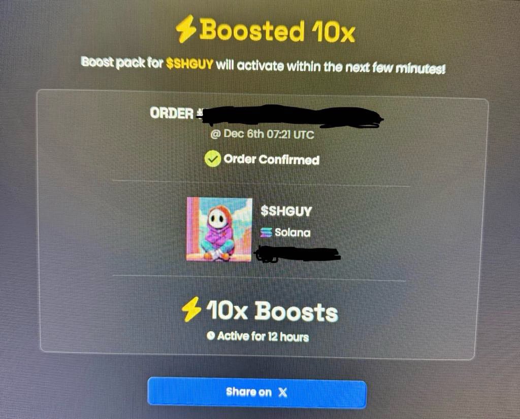 sol_shyguy's tweet photo. CA:
GAHoBSZGi8RcegTs4XK2m9oXNa5PNvkAADo2cMRjzjQg

BOOST ACTIVE/PAID COME GET YOUR TICKET TO THE MOON!!🚀🚀🚀

$SHGUY ON MOONSHOT ON DEX SCREENER!✅
#Bitcoin #SOL #DOGE #PEPE #purpe #Shiba https://t.co/EsqXei03Po