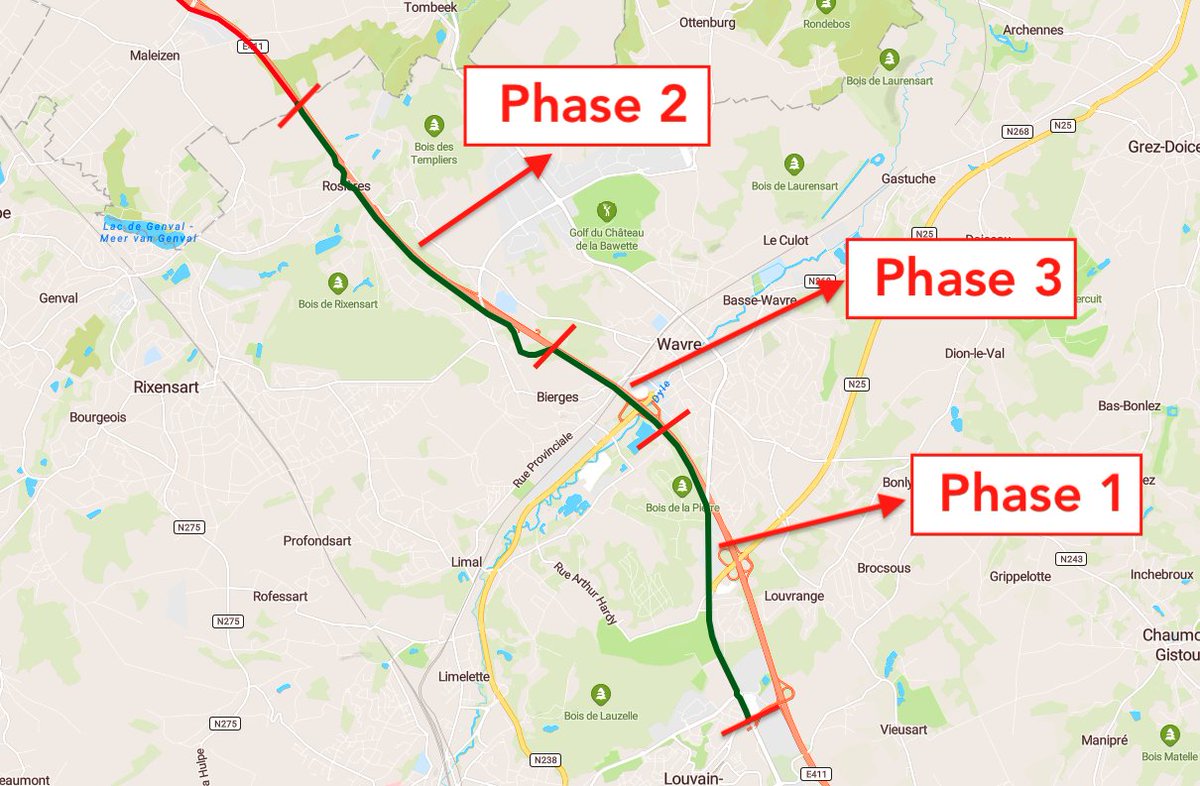 alechat1's tweet photo. #F204 - Côté wallon
Petit statut 👇
Projet en 3 phases:
1⃣ LLN – Rue du Manil (Wavre): En travaux, bien avancé
2⃣ Bierges – Overijse: Démarre début 2025
3⃣ Rue du Manil – Bierges: Marché attribué
Cette #cyclostrade verra donc bien le jour en entier
😍
https://t.co/YqLaNQkoRM https://t.co/aYeaFmAHIg
