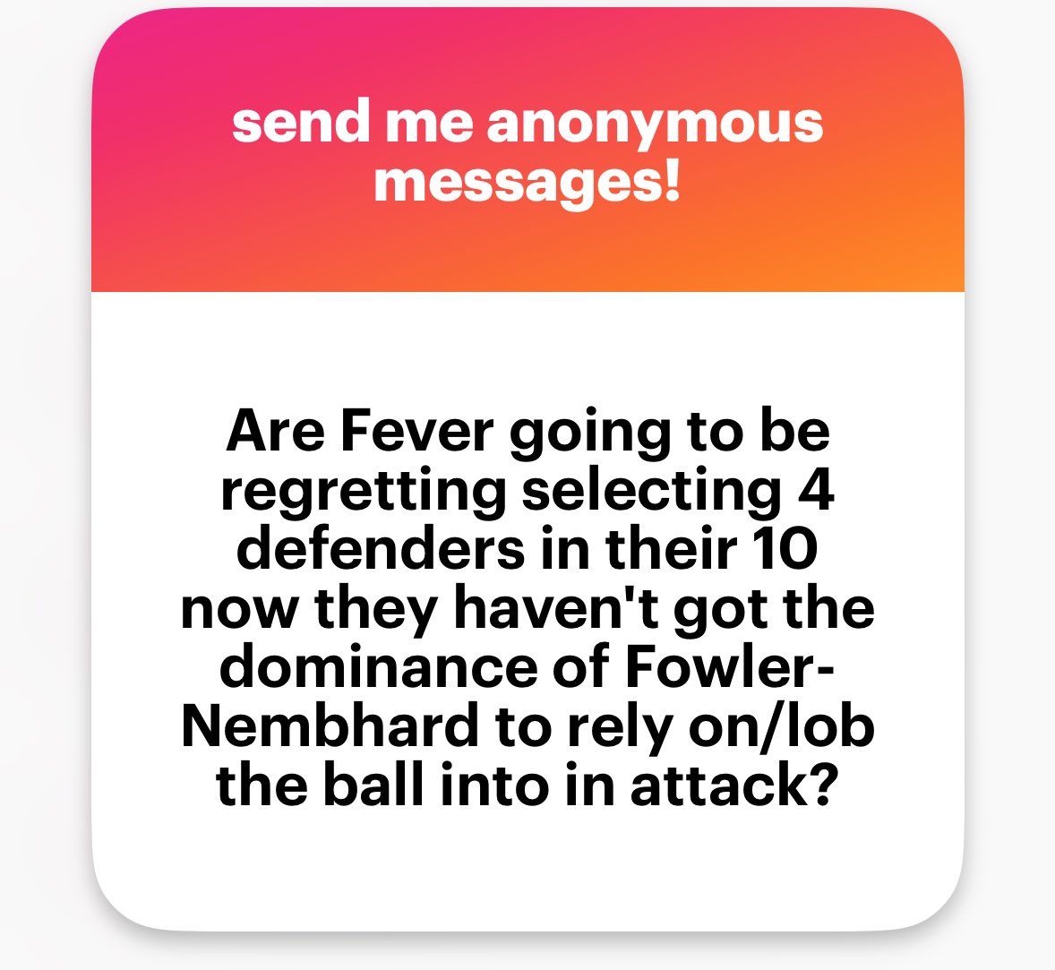 NetTea - The Netball Podcast tweet media