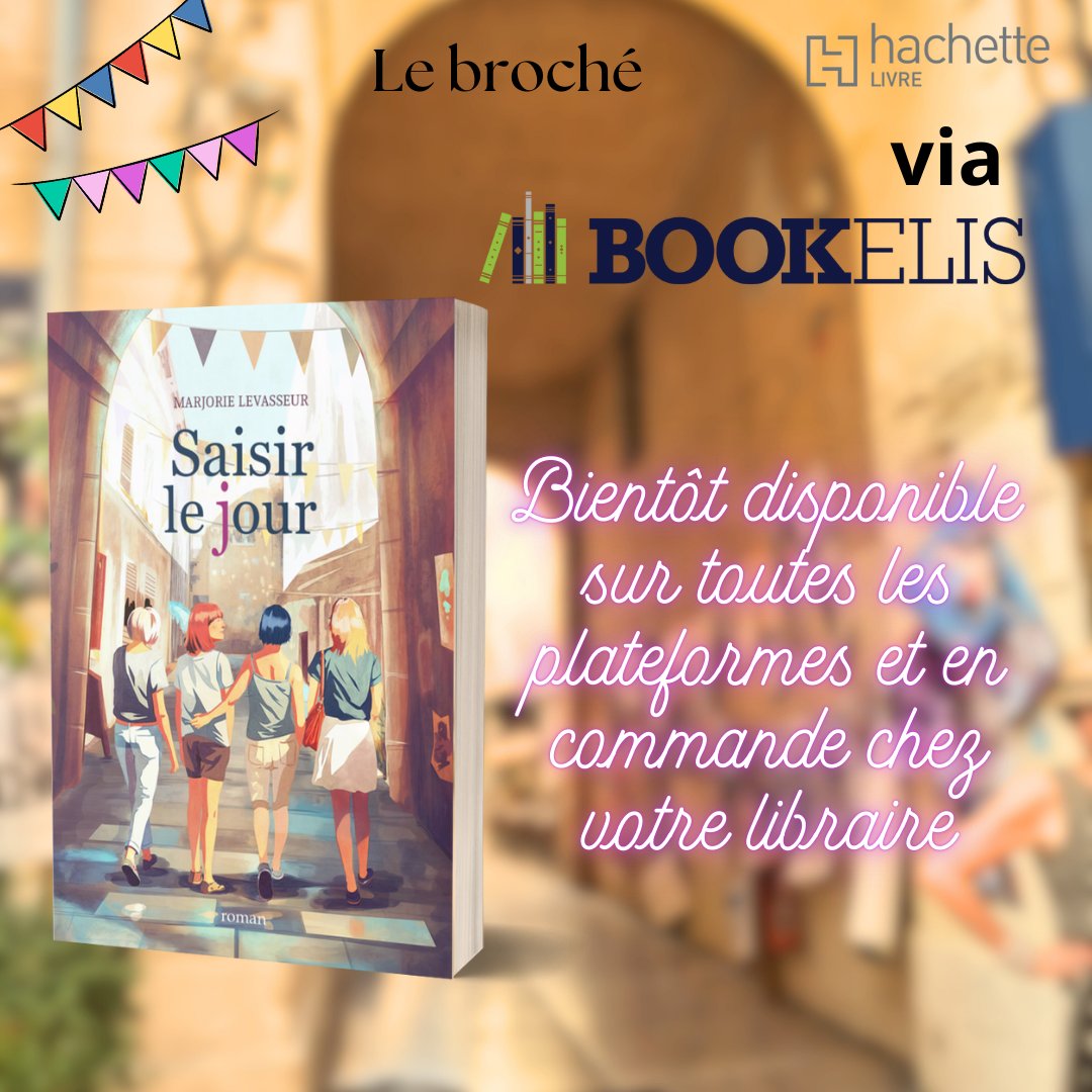Hello !
C'est jour de sortie pour
SAISIR LE JOUR
Vous allez enfin pouvoir découvrir l'histoire de  mes quatre drôles de dames. 
L'ebook est disponible sur <a href="/Kobo_FR/">Kobo France</a> <a href="/AmazonKindle/">Kindle</a> et <a href="/Fnac/">Fnac</a> 
Le papier sur <a href="/Bookelis/">Bookelis</a> et bientôt partout !

Belle découverte à vous !