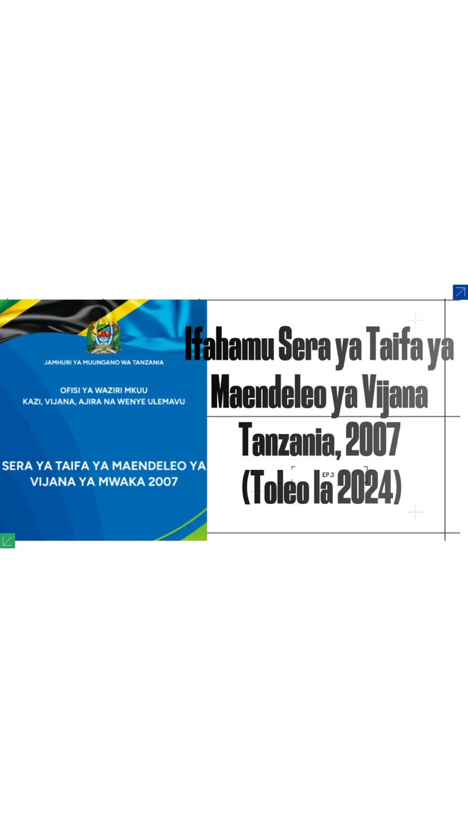 Je, unaifahamu Sera ya maendeleo ya Taifa ya Vijana Tanzania ya mwaka 2007, toleo la 2024? 

Tazama zaidi hapa👇: youtu.be/LubCoD1yMZY?si…