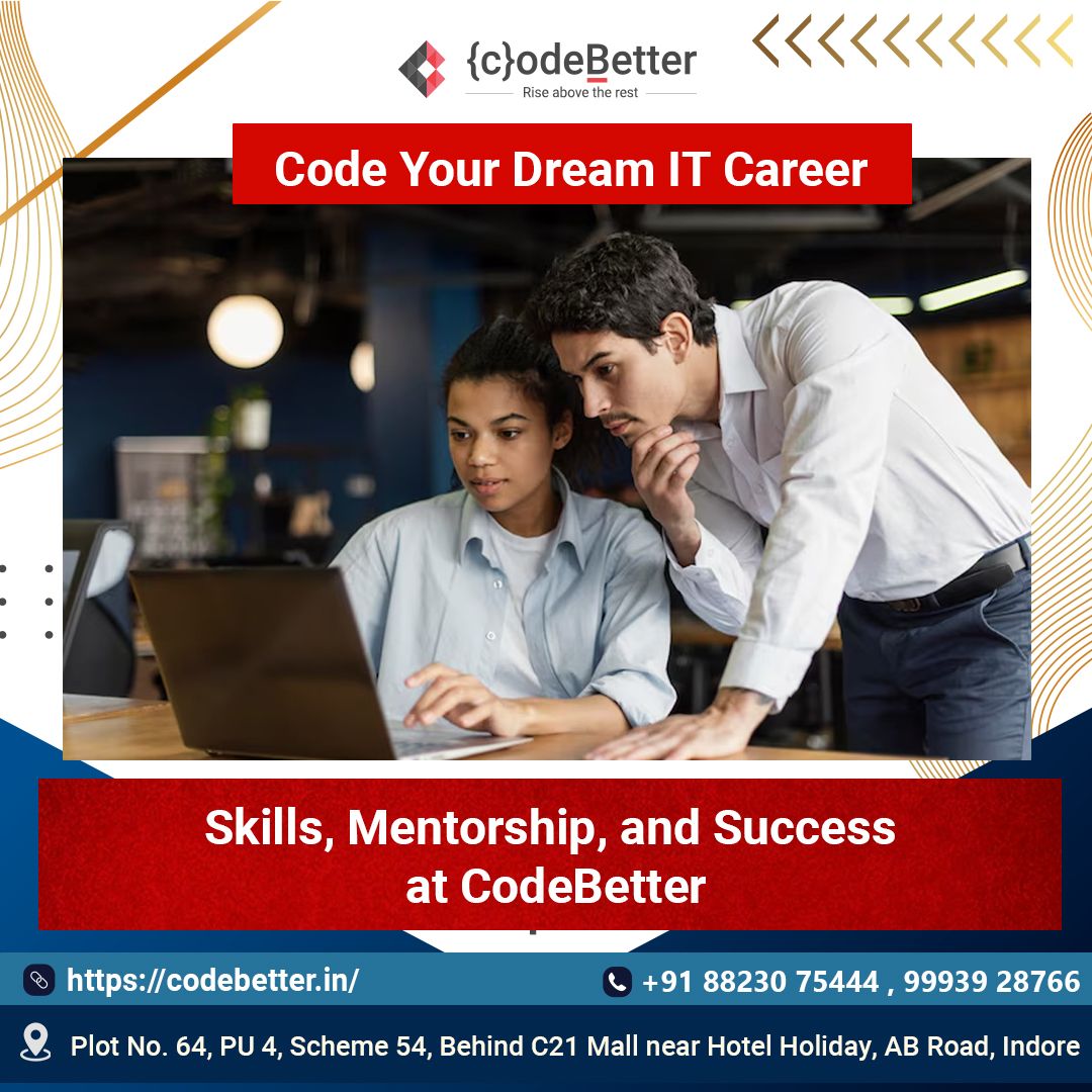 codebetterindia's tweet photo. Code Your Dream IT Career: Skills, Mentorship, and Success at CodeBetter
Read @ https://t.co/U0K2xpGB4c

#codebetter #IT #fullstackdevelopment #iOSappdevelopmentcourse #ITcourse #course #placement #support #ReactNode #career #PythonProgramming #apps #SQL # PowerBI https://t.co/R4gEhnphN0