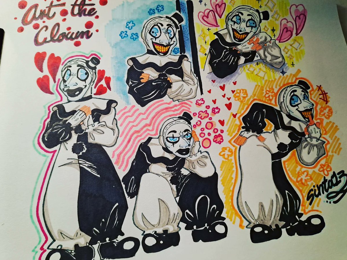 Sinta13_doll's tweet photo. Lil clown!!
#terrifier #terrifiermovie #terrifierfanart #arttheclown #myartwork #myart #traditionalart #characterdesign #artwork https://t.co/z77inZpFU7