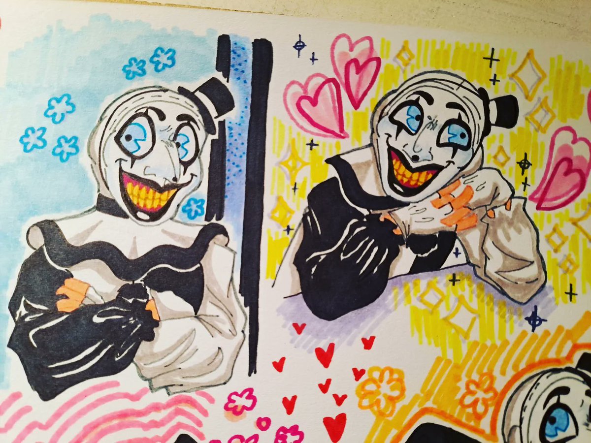 Sinta13_doll's tweet photo. Lil clown!!
#terrifier #terrifiermovie #terrifierfanart #arttheclown #myartwork #myart #traditionalart #characterdesign #artwork https://t.co/z77inZpFU7