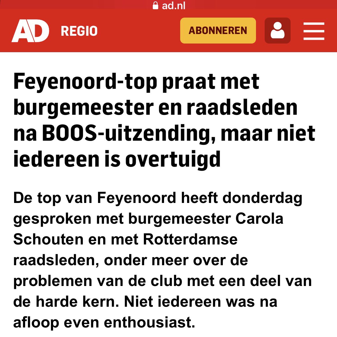 FransReichardt's tweet photo. D66 is na gesprek met Feyenoord niet overtuigd, want D66 mist bij #Feyenoord zelfreflectie. 
D66, je weet toch nog wel, dat is die partij van toenmalig wethouder Adriaan Visser die de deal met Goldman Sachs zo’n goede deal vond en Goldman Sachs zo’n toffe bank vond.
D66, dat is die partij die Rotterdam een nieuw en peperduur stadion door de strot wilde duwen waar uiteindelijk geen investeerders en geen bouwer voor werden gevonden en dat door Raad van State in de prullenbak werd gegooid. Een luchtkasteel zonder draagvlak, gebouwd op drijfzand.
Feyenoord mag er nog jaren voor bloeden.
D66 wijst naar Feyenoord en mist zelfreflectie. Tuurlijk.