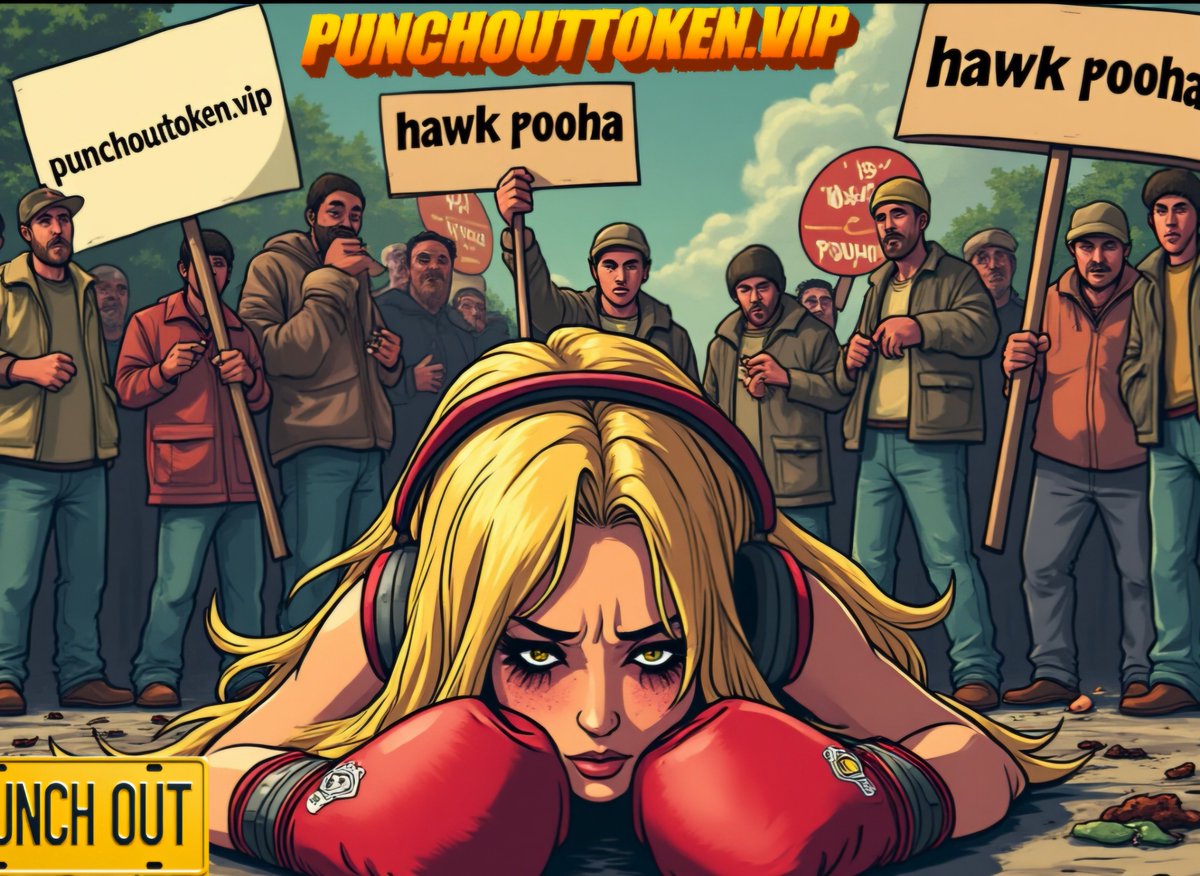 Punchouttoken's tweet photo. Now, crypto folks are out there like, "Hawk tuah, where did my money go?"
#CryptoComedy #HawkTuahToken #PunchOutToken https://t.co/1bDRN0vxdO