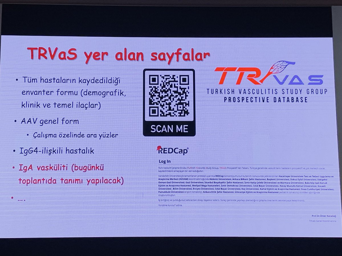 Hacettepe Üniversitesi Vaskülit Araştırma Merkezi tweet media