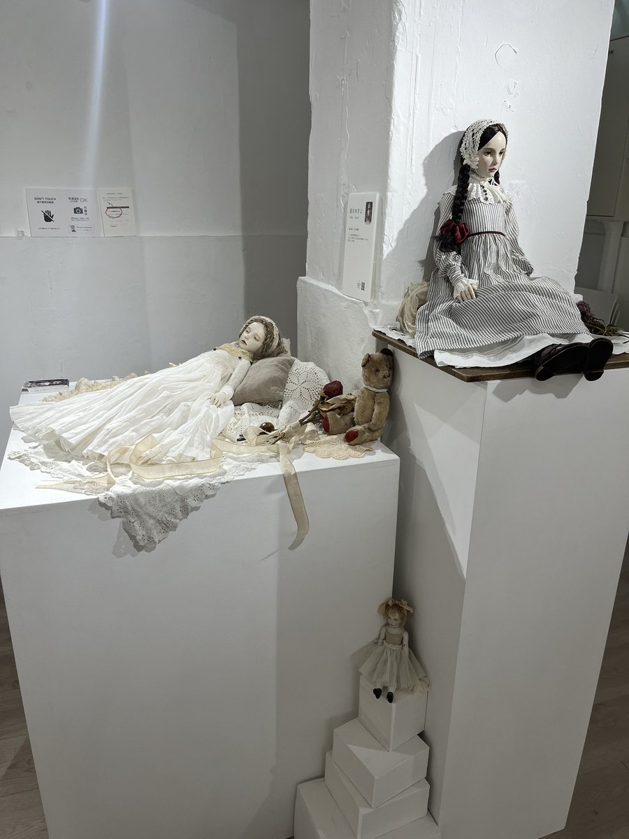 【限りの月、人形たちの星宿り】
- GINZA doll exhibition -

渋谷のお当番を抜けさせてもらって拝見して来ました。
広い空間にゆったりと展示された作品達の可愛い事💕
是非生で見ていただきたい空間でした✨
12月11日(水)まで
銀座アポロ昭和館YOHAKU
#限りの月